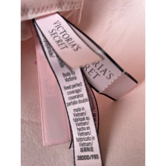 Victorias Secret Body By Victoria Light Pink Bra 38DDD Eco-Lace & Recycled Yarns - Picture 6 of 9